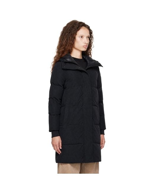 Canada Goose Black Tonal Disc Louise Down Parka