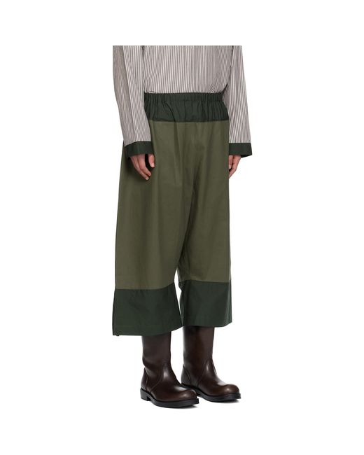 SC103 Green Ssense Exclusive Khaki Knoll Shorts for men