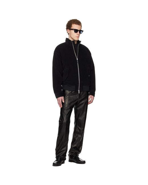 Ferragamo Black Insulated Jacket for men