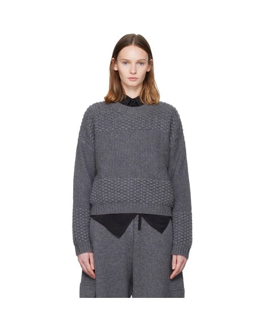Pull Signe Gris Lisa Yang en coloris Gray