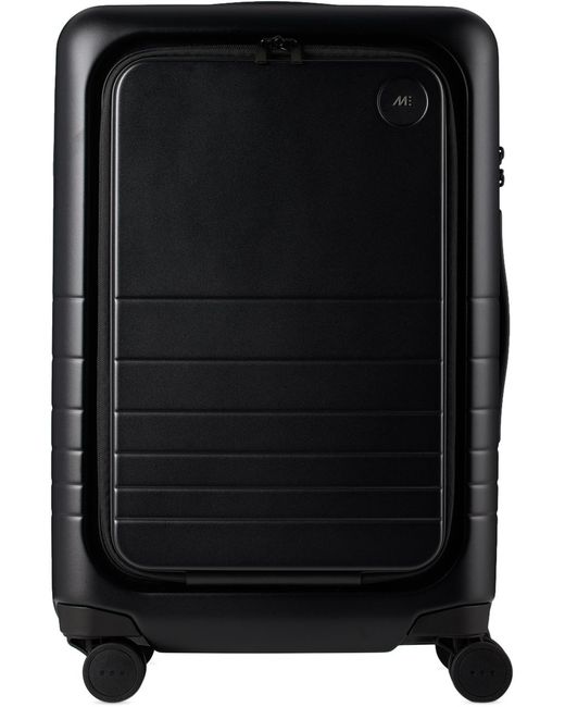 Monos Black Classic Carry-on Pro Plus Suitcase for men