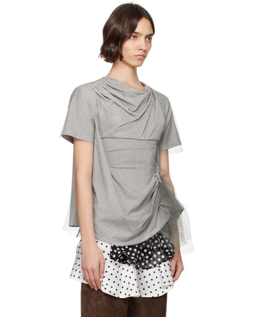 August Barron Black Cinched T-Shirt