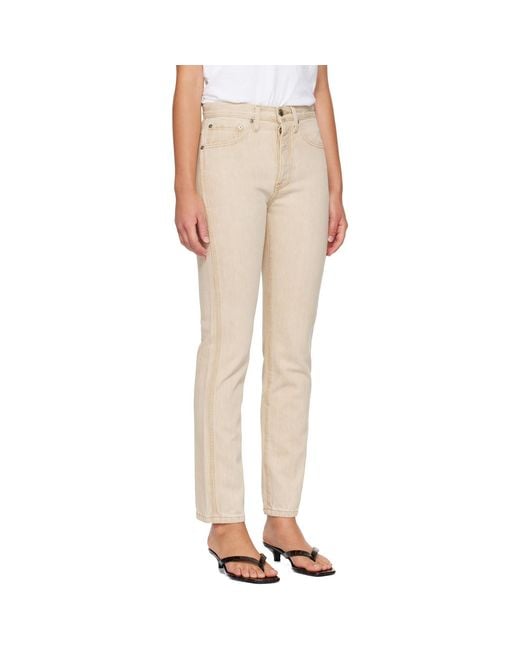 Khaite Natural Finley Jeans