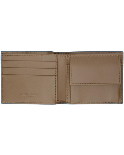 Bottega Veneta Natural Taupe Cassette Bi-fold Wallet for men