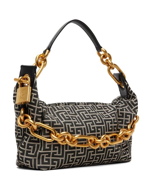 Balmain Metallic Off- Medium Sync Bag