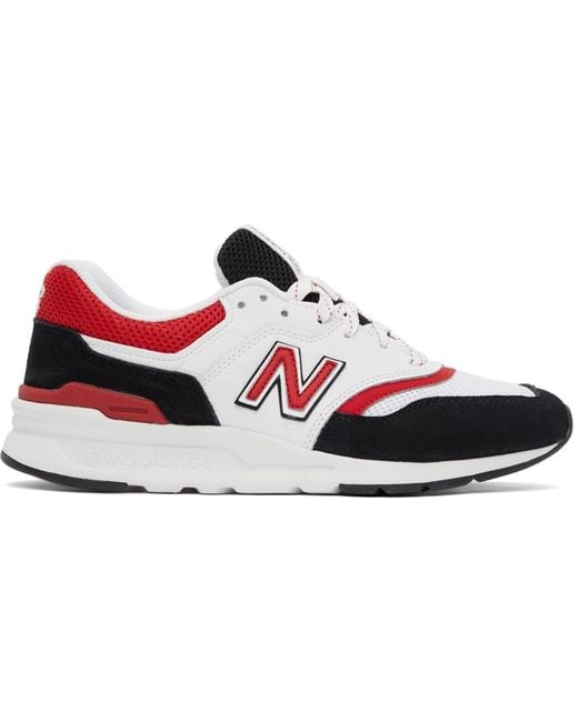 New Balance Black & White 997h Sneakers - Lyst