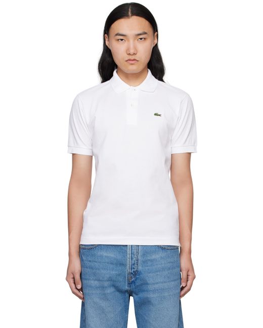 メンズ Lacoste ホワイト Original L.12.12 クラシックフィット ポロシャツ White