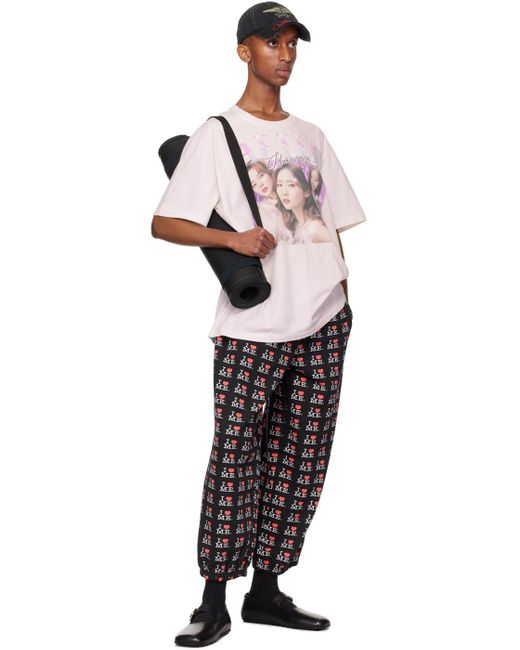 パンツ Ashley Williams/BLACK I HEART ME JOGGERS ASHLEY WILLIAMS（アシュリーウィリアムス）の「I Heart Me