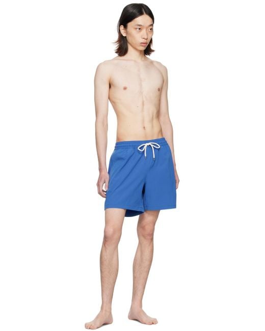 Polo Ralph Lauren Blue Traveler Swim Shorts for men