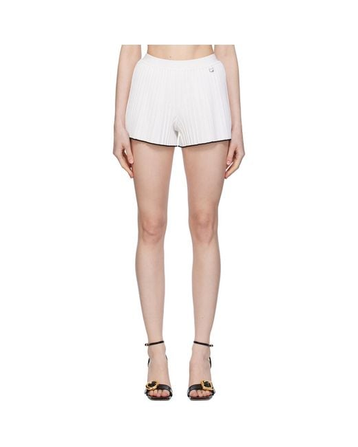Jacquemus Black Les Sculptures 'le Short Maille Plissé' Shorts