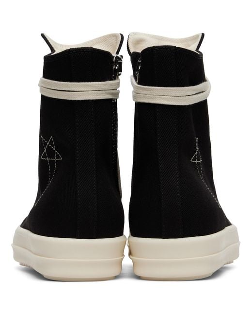 Rick Owens Black Tower Sneaks Sneakers