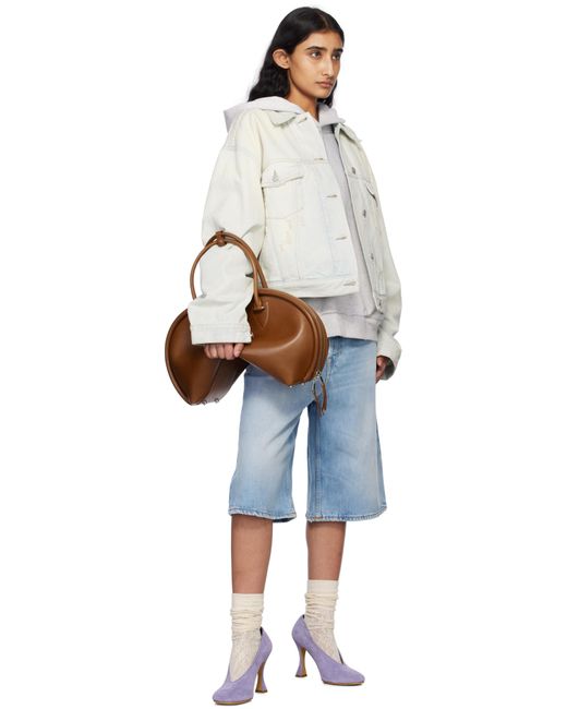 Acne Studios ブルー リラックス クロップドフィット デニム