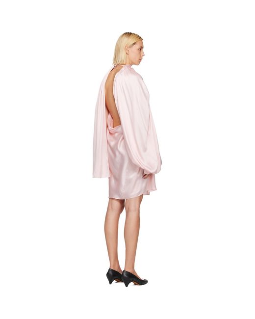 Kiko Kostadinov Pink Caspian Minidress