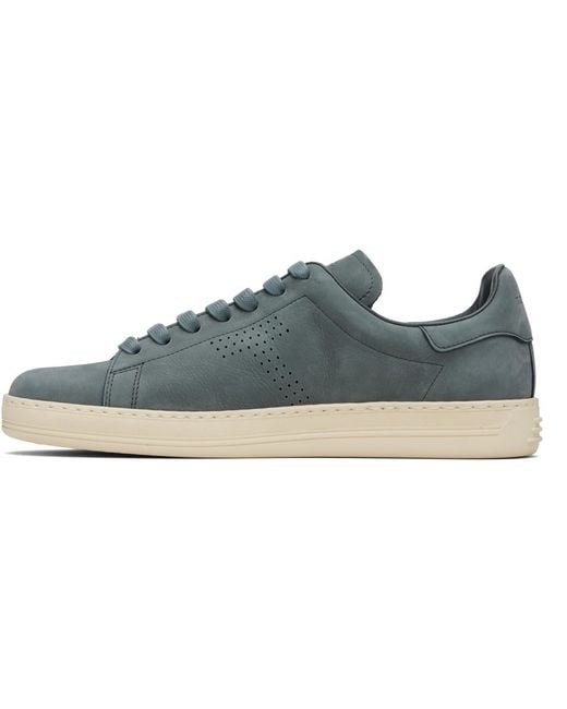 Tom Ford Black Nubuck Warwick Sneakers for men