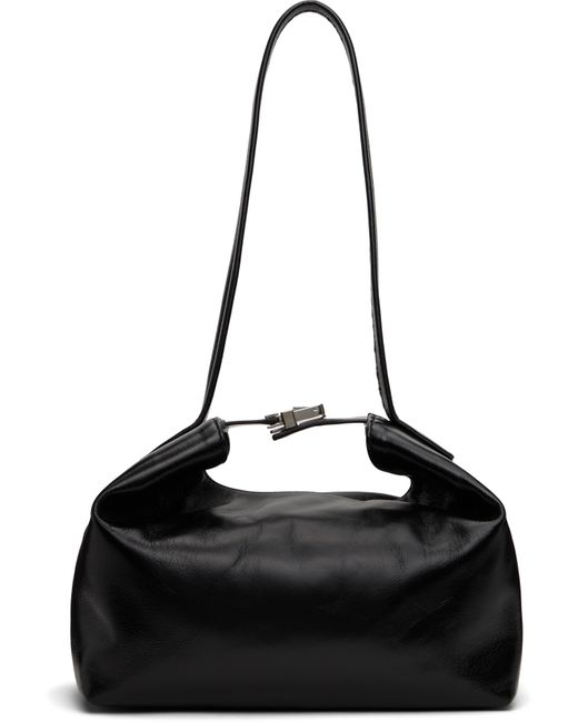 By Far ブラック Bea クリースレザー バッグ Black