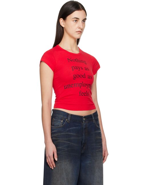PRAYING レッド Nothing Pays ベビーTシャツ Red