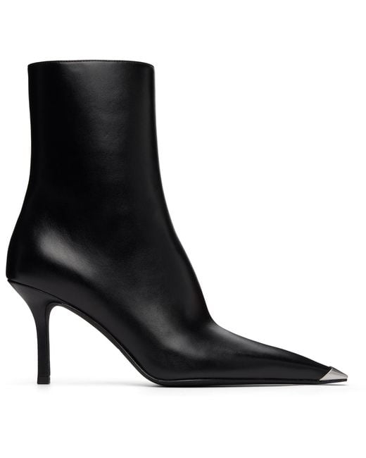 Alexander Wang Black Ferrara Zip Leather Boots