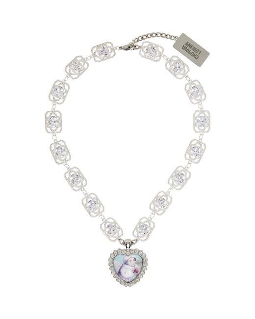 Chopova Lowena Metallic Regency Brr Charm Necklace