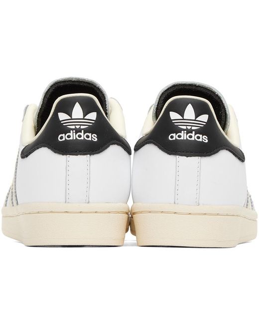 Adidas Originals Black White & Off-white Superstar Sneakers