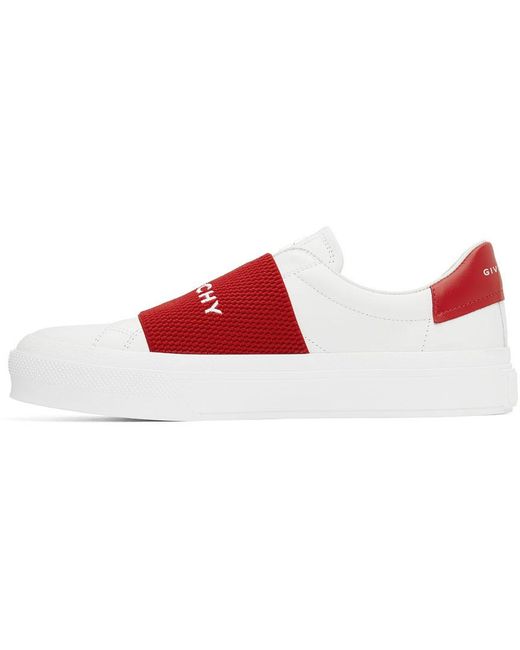 Red givenchy shop men's sneakers