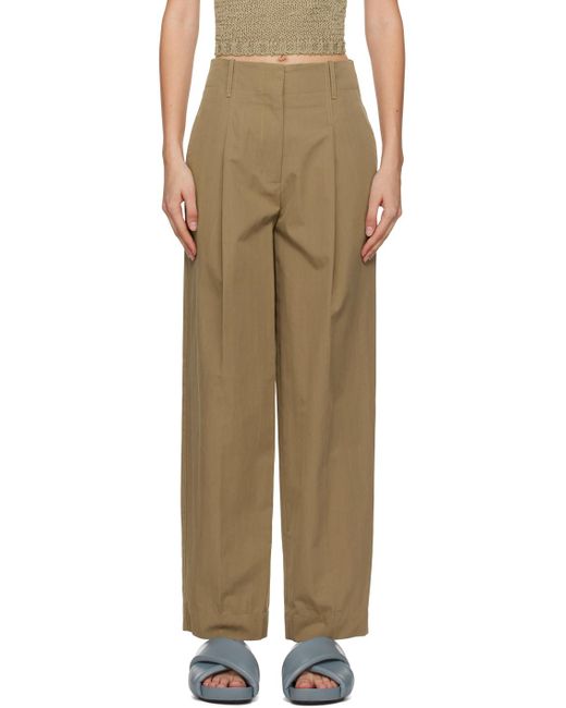 NOTHING WRITTEN Natural Mailo Trousers