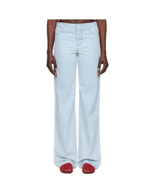 Christopher Esber Blue Deconstruct Jeans