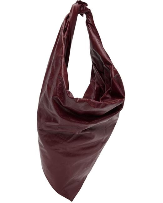 Bottega Veneta Multicolor Burgundy Foulard Bag