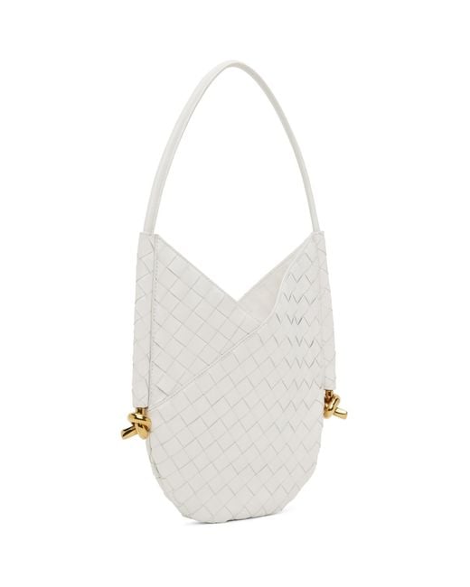 Bottega Veneta White Small Solstice Shoulder Bag