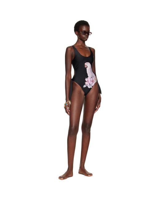 Chloé Red Cut-Out One-Piece Swimsuit