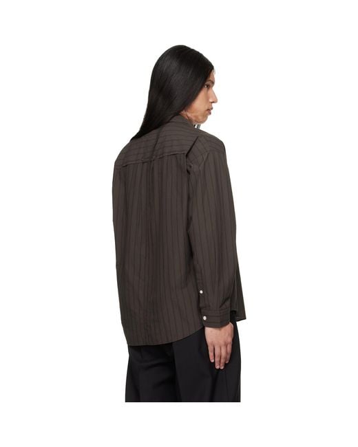 mfpen Black Essay Shirt for men
