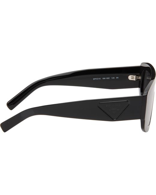 Prada Gray Shield Sunglasses for men