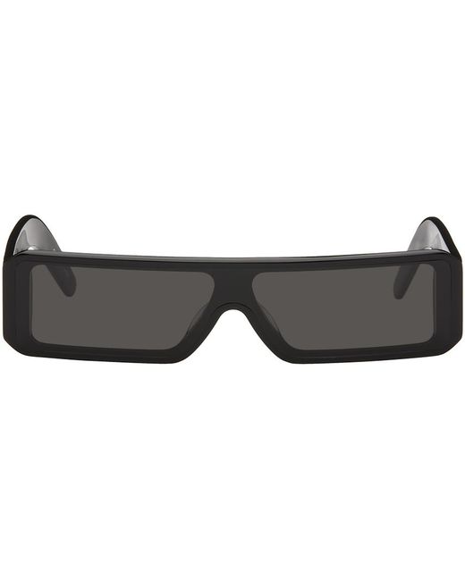 Rick Owens Black Geth Sunglasses for men