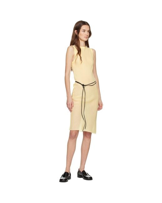 Rier Black Wool Gauze Minidress