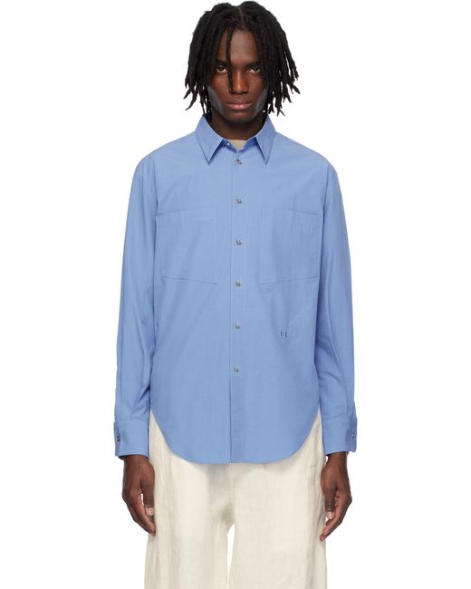 メンズ Eckhaus Latta ブルー Notebook シャツ Blue