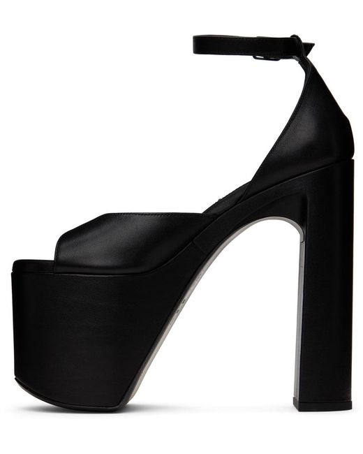 Balenciaga Black Camden 160 Heeled Sandals