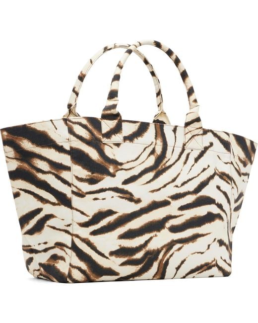 Ganni Metallic Xxl Tote