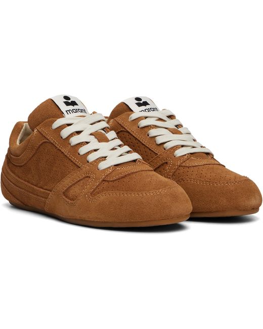 Isabel Marant Brown Tan Senny Sneakers