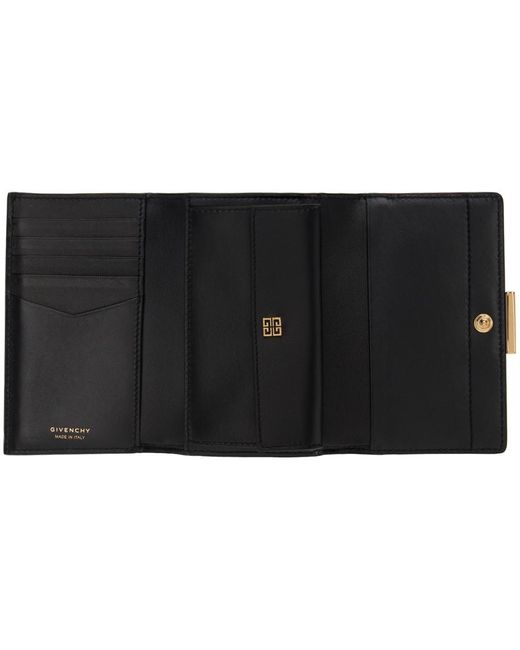 Portefeuille noir à ferrure 4g Givenchy en coloris Black