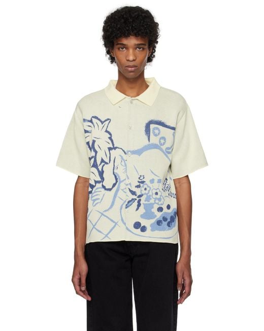 メンズ Carne Bollente ベージュ Moonlit Fantasy シャツ Multicolor