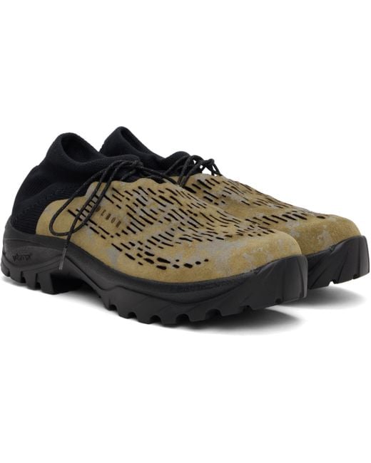 【関税込み】DEMON SSENSE限定 タン Cambriana スニーカー Demon Ssense Exclusive & Khaki Cambriana Sneakers in Black