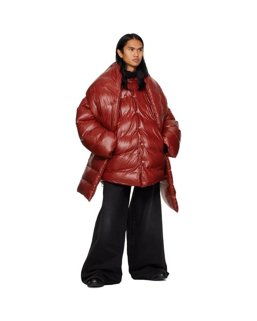 Egonlab Red Padded Scarf for men