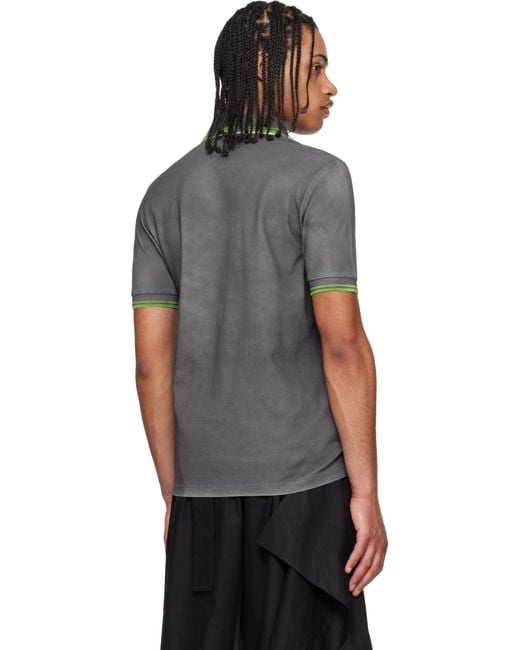 Craig Green Black Fred Perry Edition Tennis Polo for men