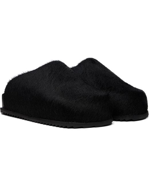 Yume Yume Black Ssense Exclusive Truck Slide Slip-On Loafers for men