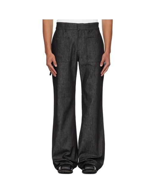 Courreges Black 2-pocket Jeans for men