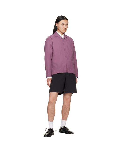 Veilance Purple Cusec Ls Shirt for men