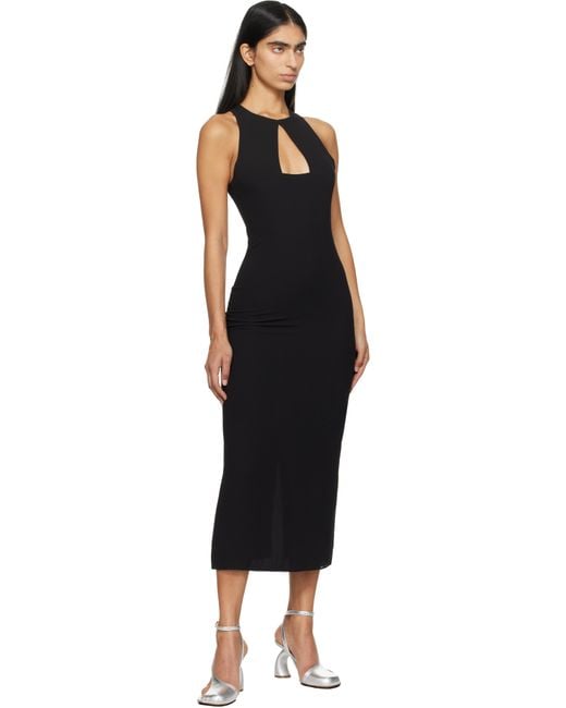 16Arlington Black Spyri Midi Dress