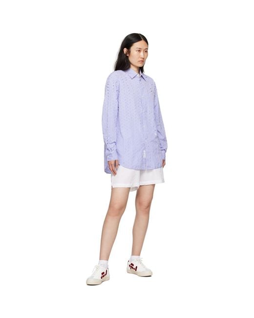 Eytys White Aniara Shorts