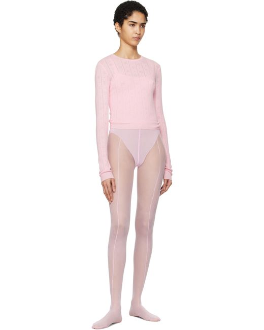 Skims ピンク Sweater Pointelle 長袖トップス Pink