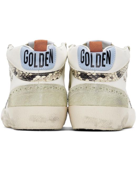 Golden Goose Deluxe Brand Black Ssense Exclusive White & Gray Mid Star Sneakers