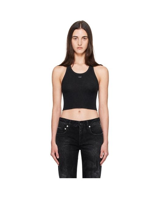 Vetements Black Halterneck Top